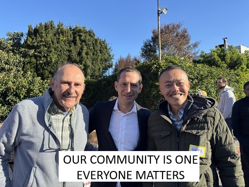 Mayor Lurie with Herb and Pierre - Nov 2025